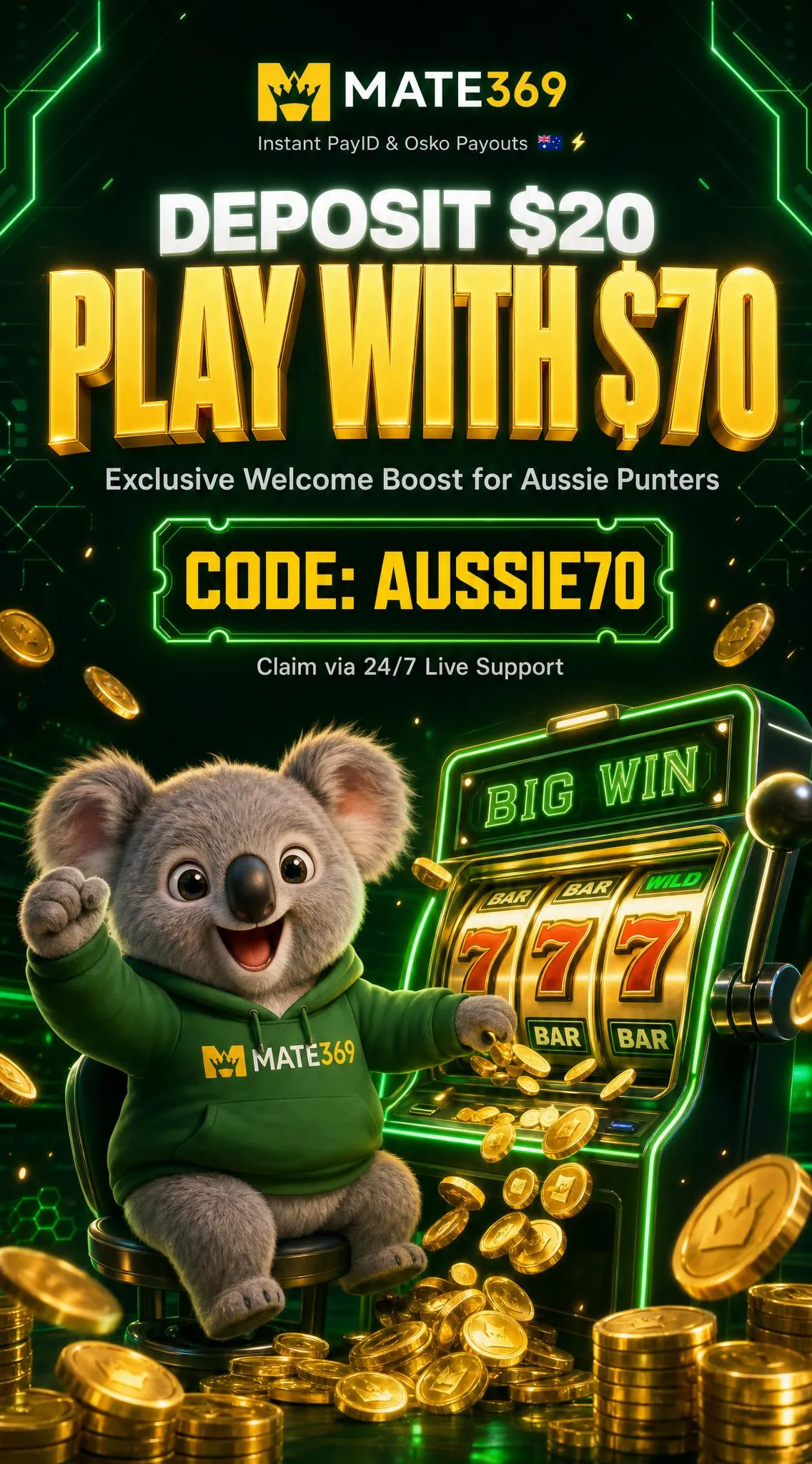 MATE369 Welcome Bonus